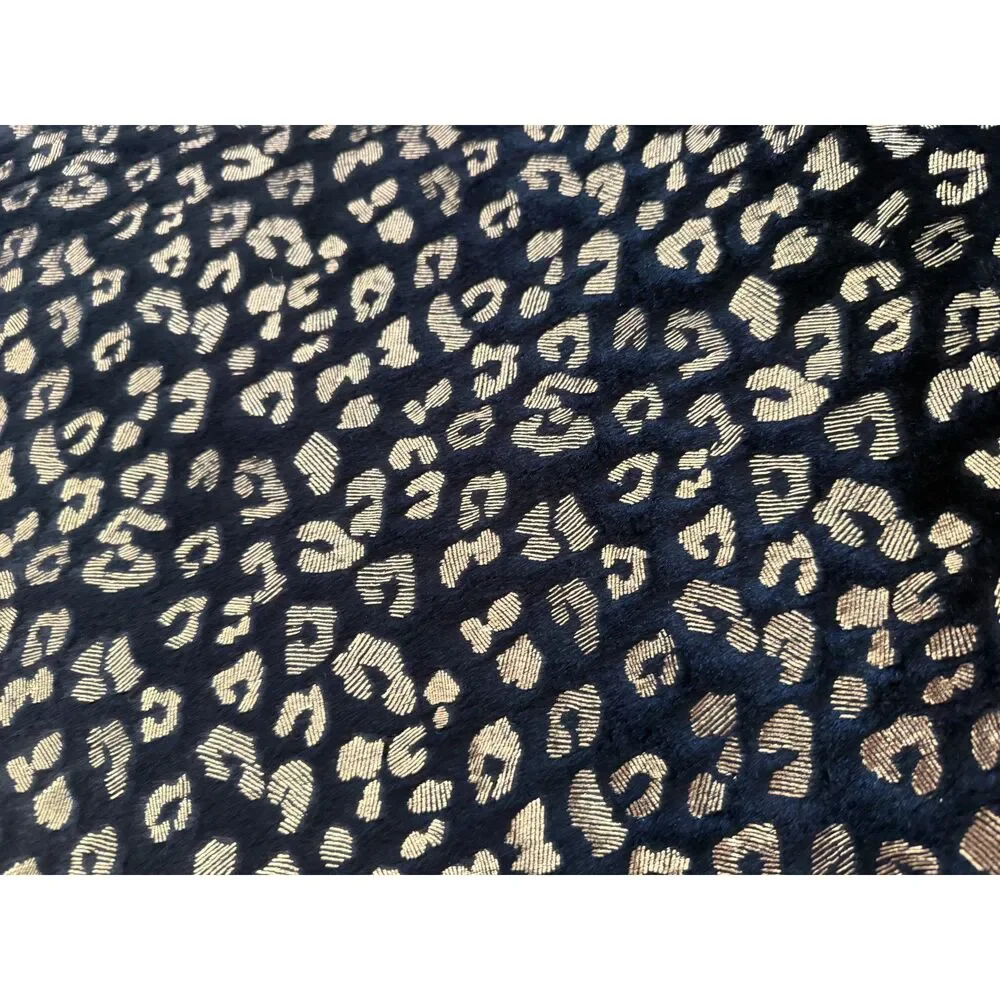 Juicy Couture Home Black Gold Leopard Print Accent Runner Rug 20 x 60